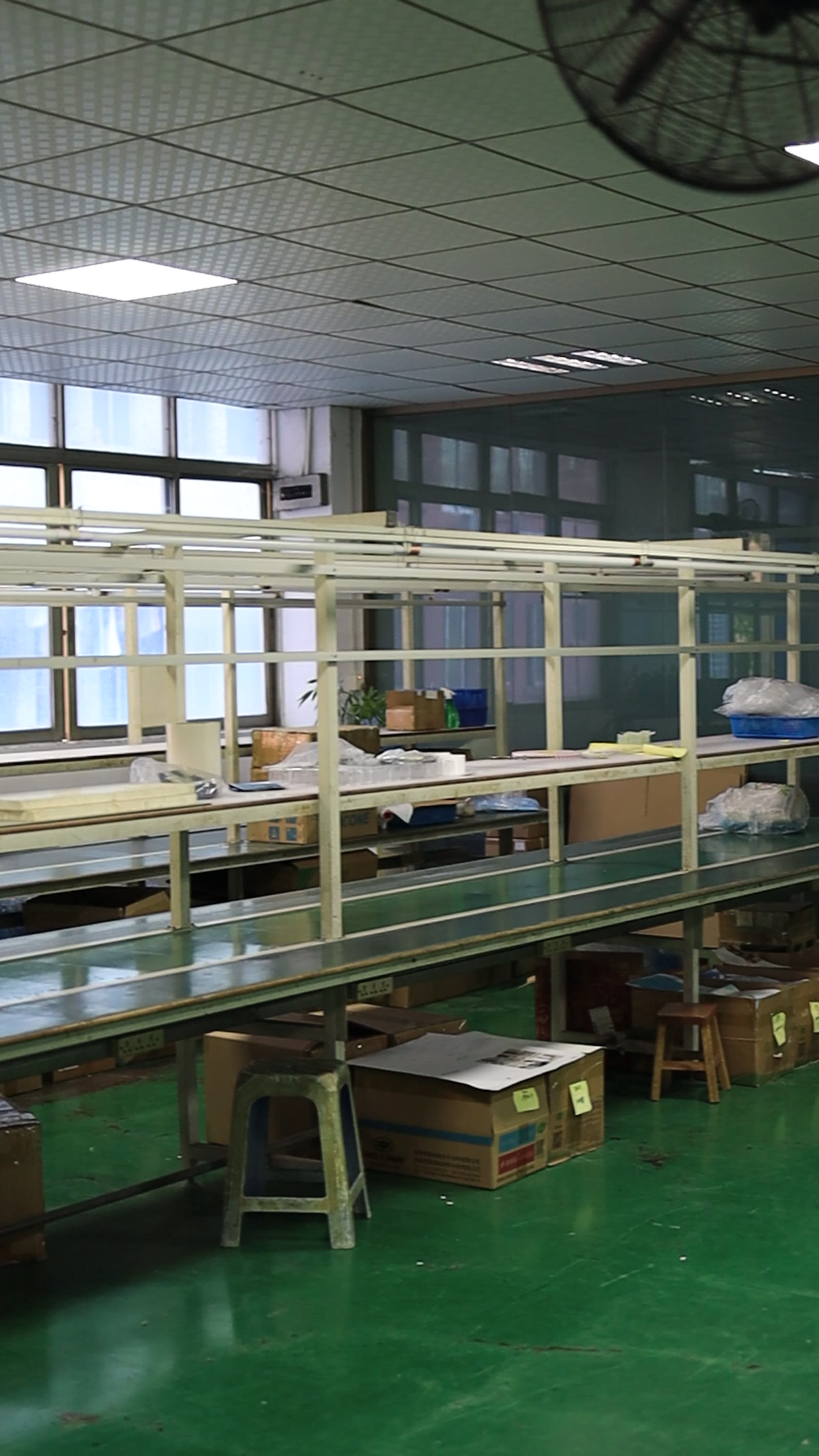 Inspection and packing line with bags of silicone parts at RUUIPON Dongguan