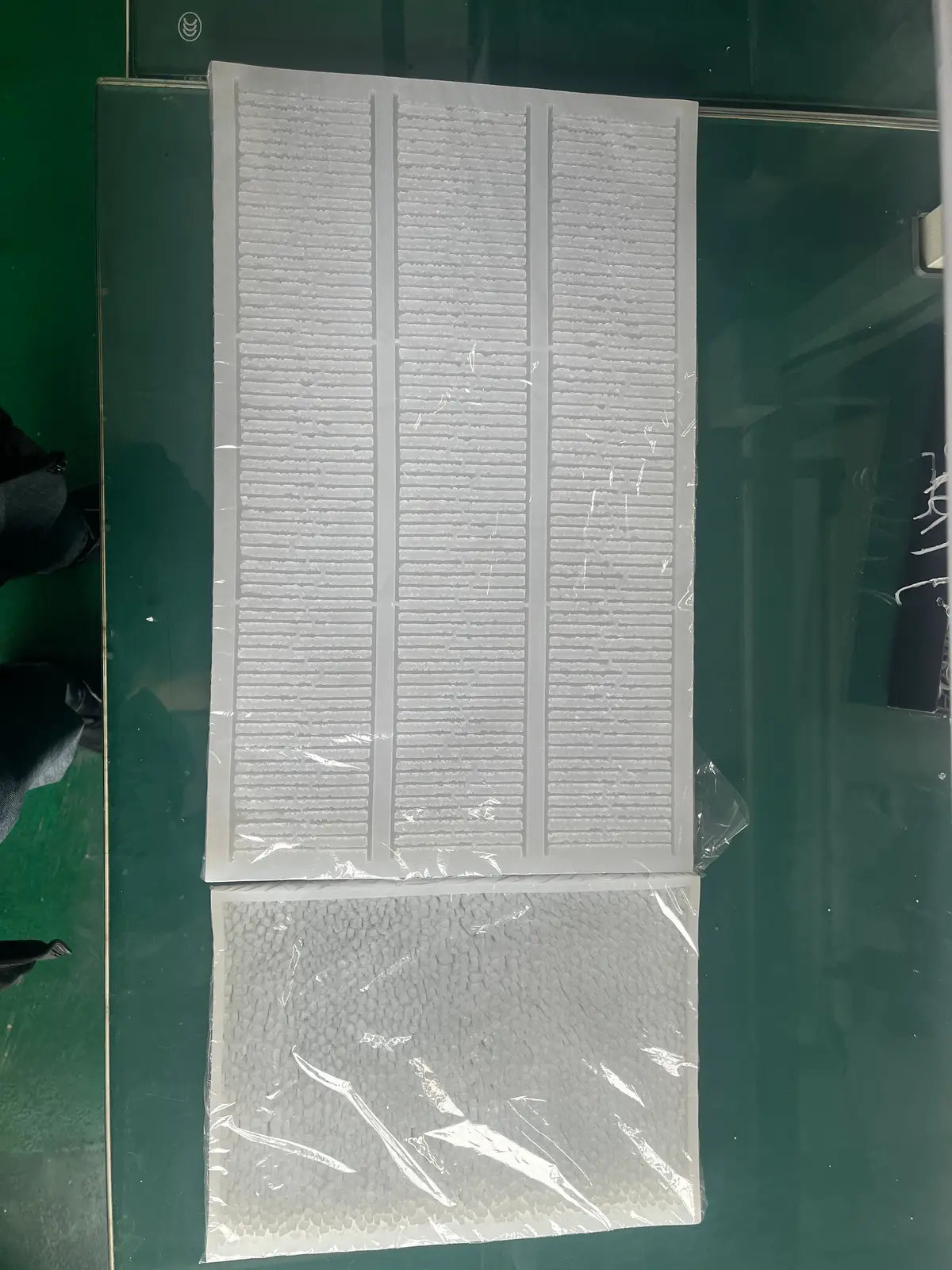 Prototype validation checks on a silicone mold